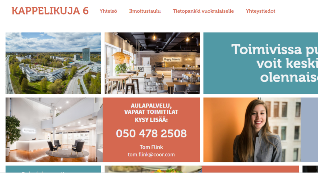 kappelikuja6.fi on julkaistu!