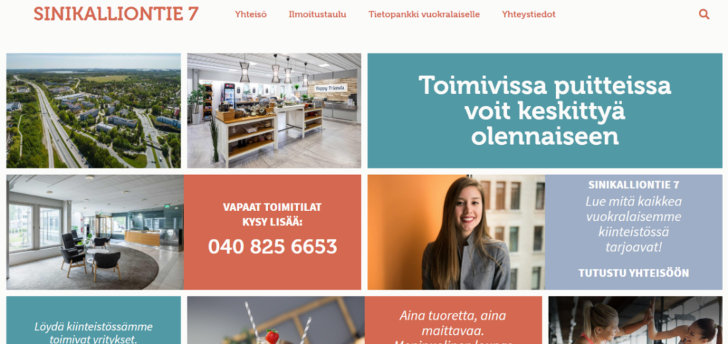sinikalliontie7.fi on julkaistu!